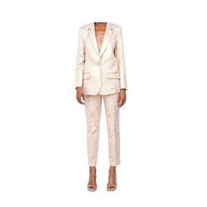 STEAL OF A DEAL - STAND OUT WITH THIS NEW ZARA METALLIC SUIT -- A PERFECT FIT!